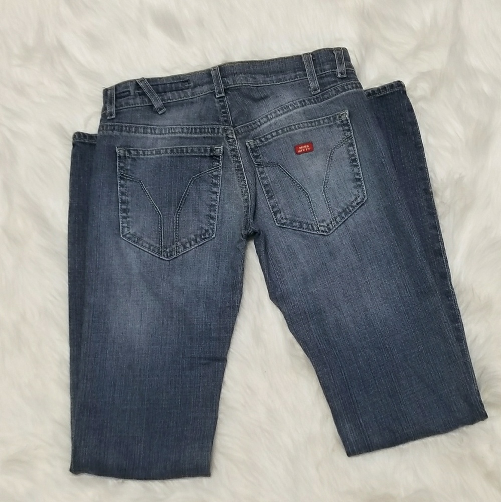 Miss Sixty Italian made big ty jeans size 26 - Picture 3 of 6